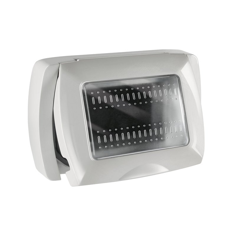 Placca autoportante IP55 3mod.MiVida gr.