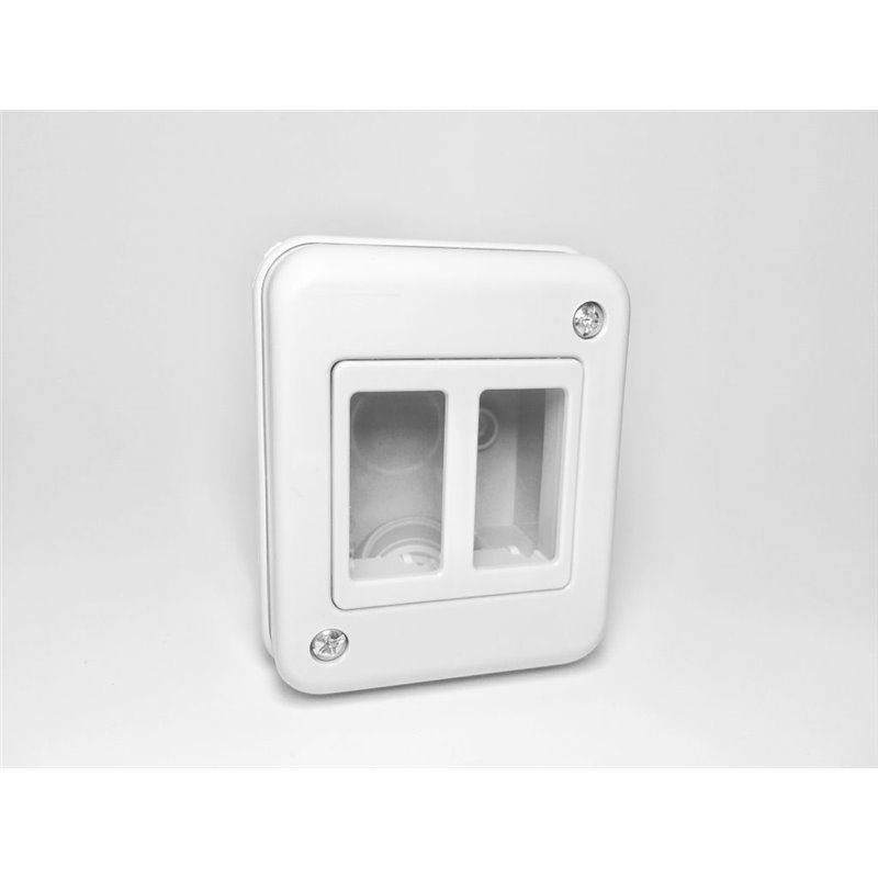 Scatola per 2 frutti magic IP40