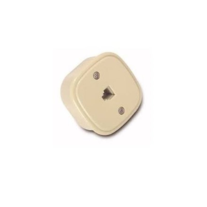 Presa con 1 attacco plug 6/4