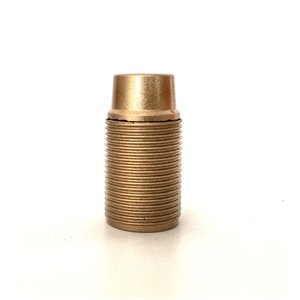Portalampada E14 filettato oro