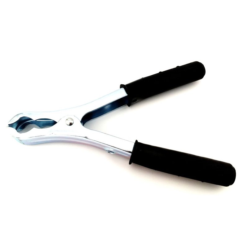 Pinza caricabatterie 120 A nera 175mm