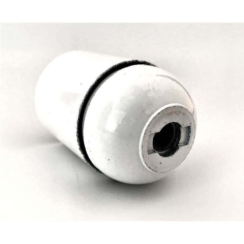 Portalampada termoplastico E27 liscio BN
