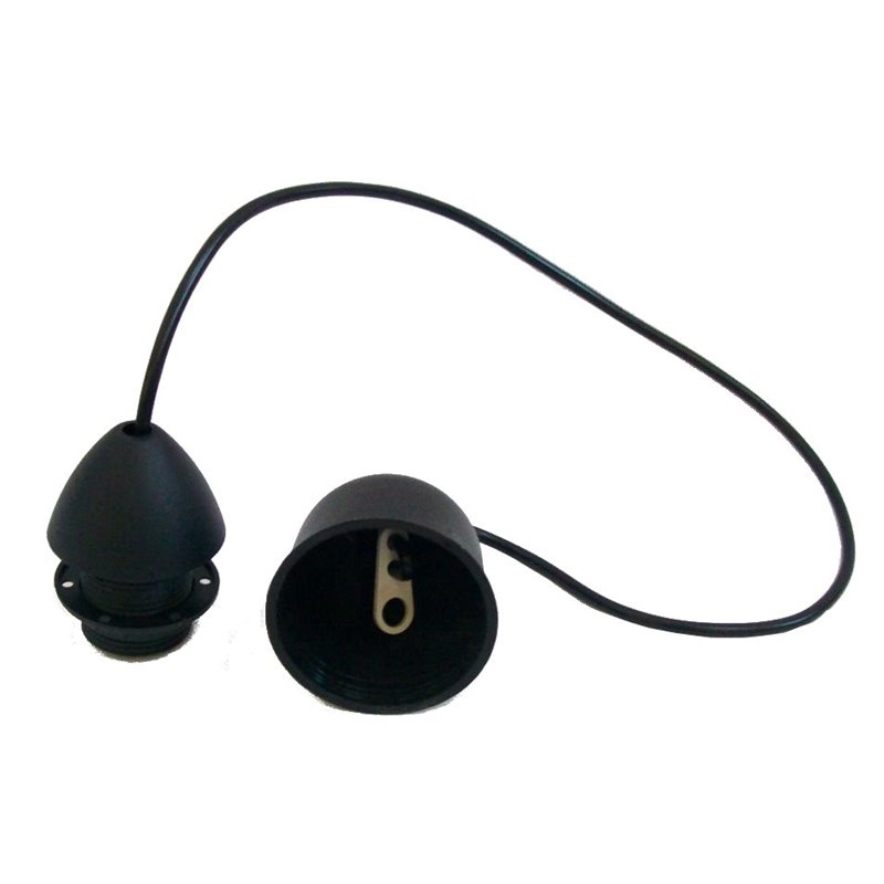 Pendel E27 80cm - NERO