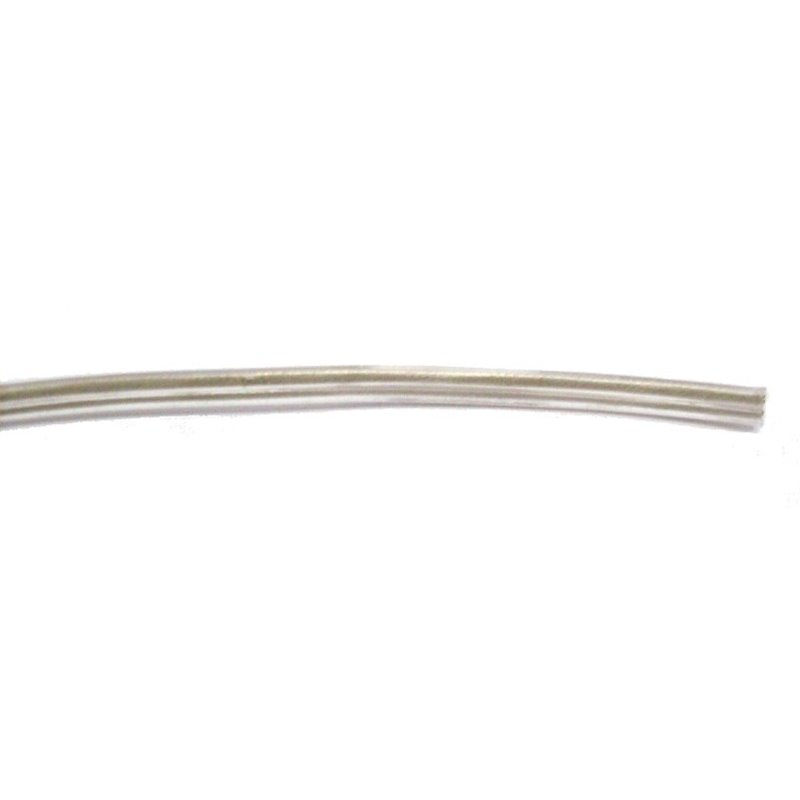 CAVO GOMMATO PIATTO 2x0,75 TRASPARENTE