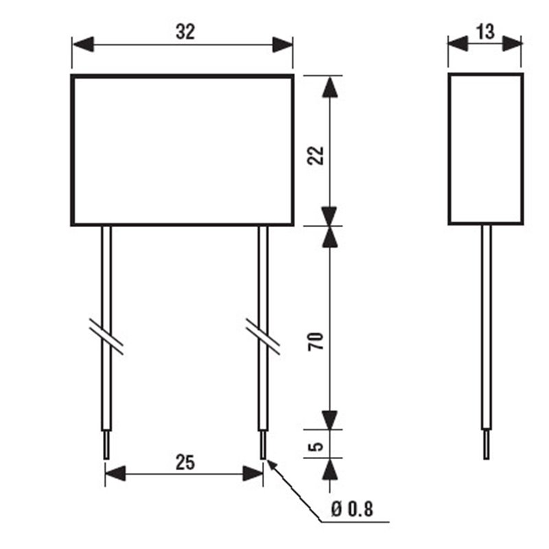 CONDENSATORE PER RELE SERIE 26 1.5 MF
