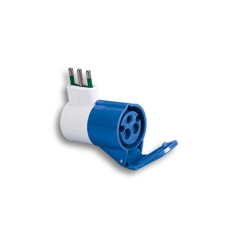 Adattatore sp.2P+T 16A a CEE