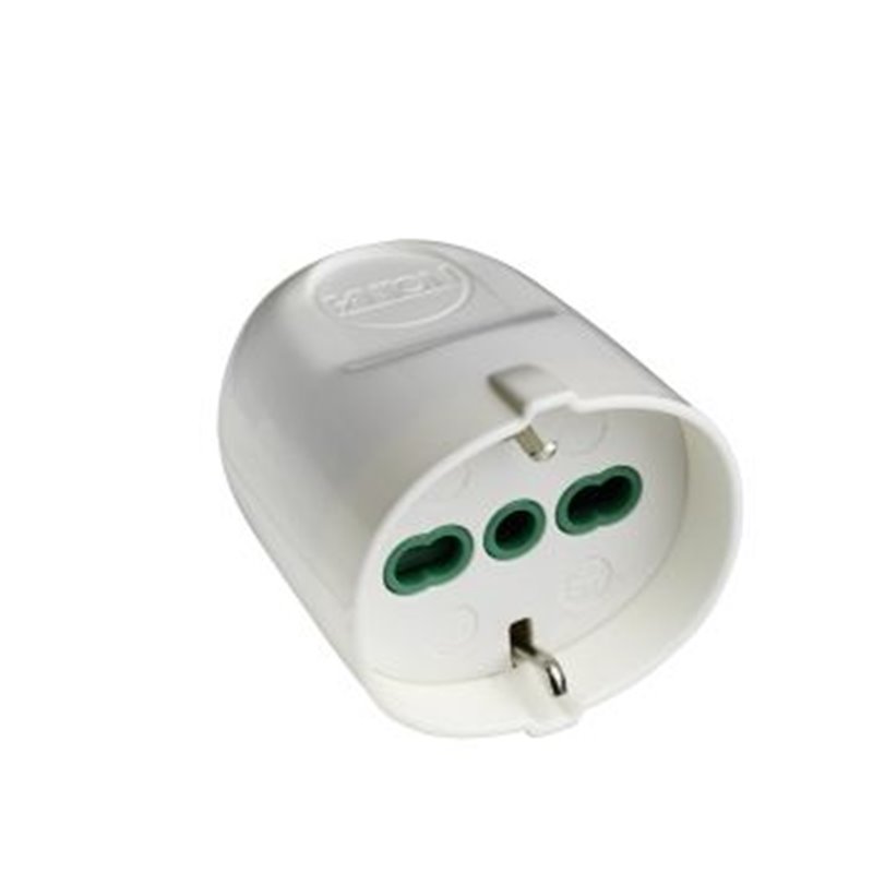 Presa 2p+T 16A bipasso schuko smont. BI