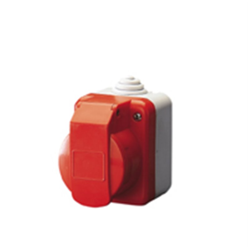 PRESA IEC309 3P+T 16A 380V IP44 PARETE