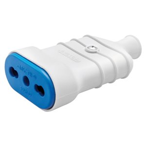 PRESA MOBILE 2P+T 16A BIV.250V BIANCO