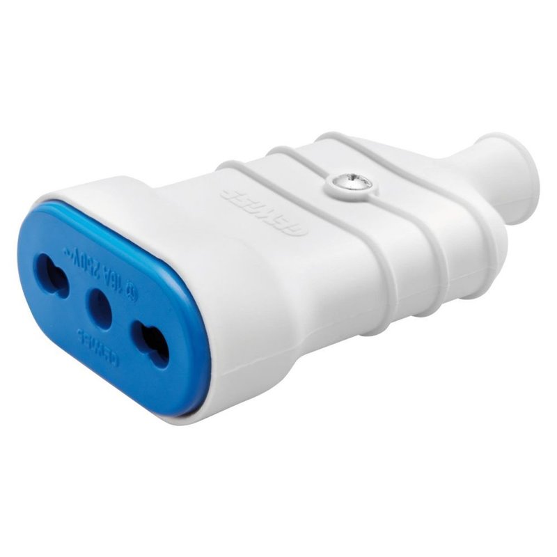 Spina 16A 250V S17 Bianco - Eurogross