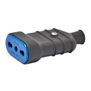 PRESA MOBILE 2P+T 16A BIV.250V GRIGIO P.