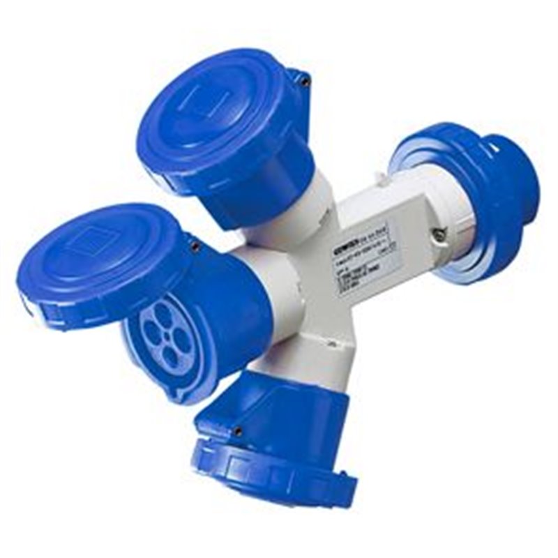 MOLTIPL.ST.3U 2P+T 16A 220V 6H