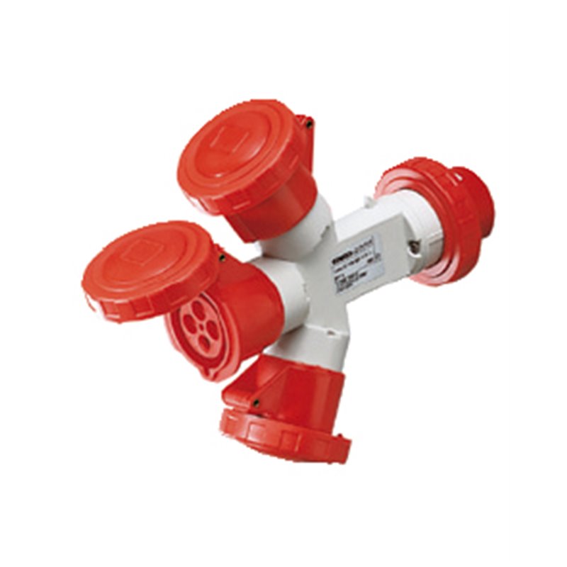 MOLTIPL.ST.3U 3P+T 16A 380V 6H