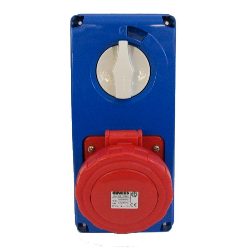 PRESA BL IP67 S.F.3P+N+T 16A 400V 6H SBF