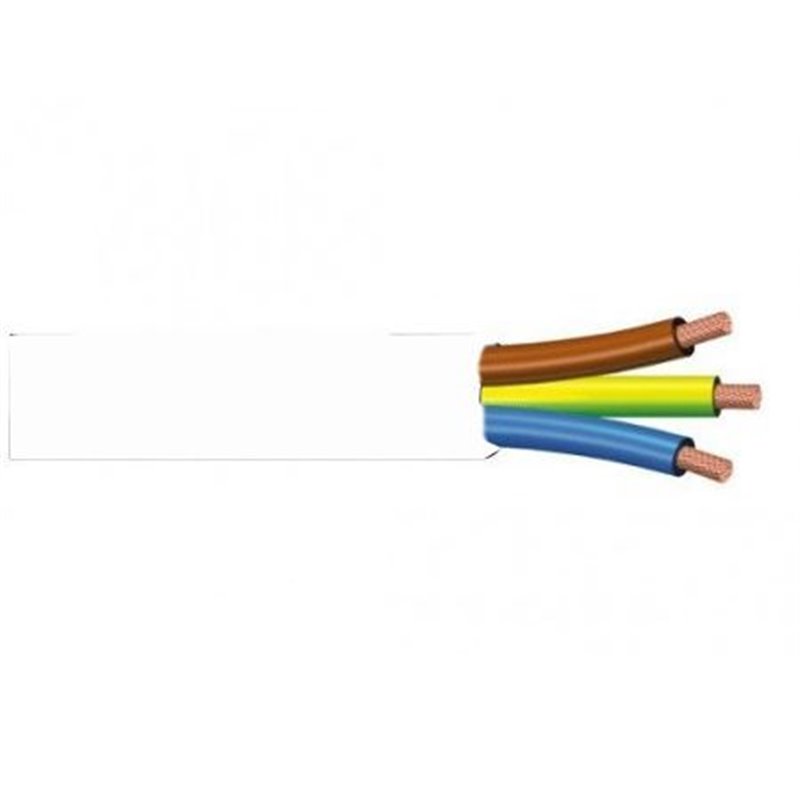 CAVO GOMMATO H05VV-F 3G1,0 CPR BIANCO