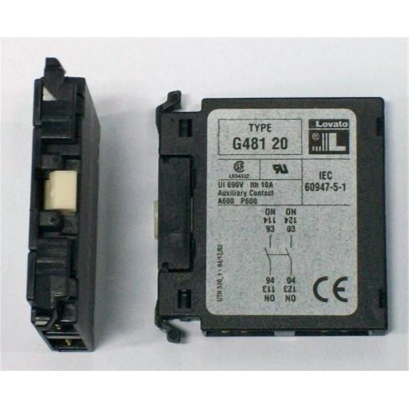 CONTATTI AUSILIARI G481/20 2NA