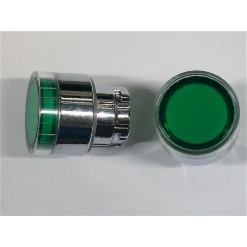 PULSANTE MET. LUM. RASATO VERDE