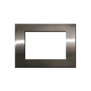 PLACCA CLASSIC 3 FORI CROMO