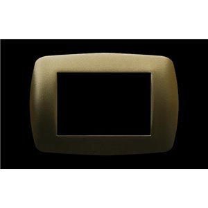 PLACCA MILLENIUM 6 FORI ORO SATINATO