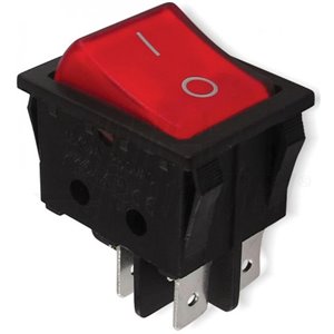 INTERRUTTORE BIPOLARE LUMINOSO ROSSO