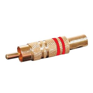 SPINA RCA DORATA ROSSA IN METALLO
