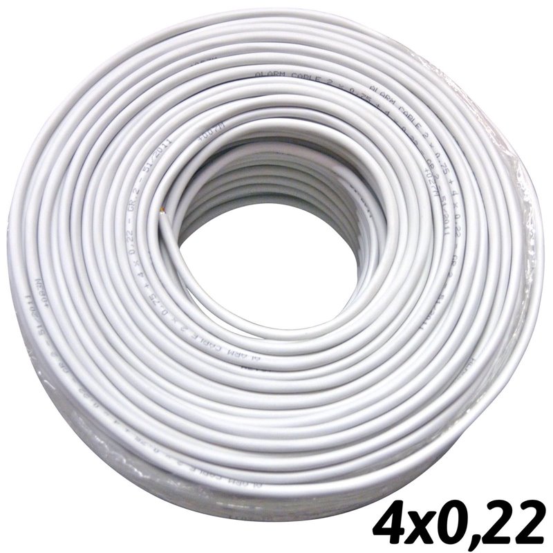 Cavo allarme 4x0,22 CCA